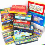 A comprehensive collection of 100 classic board games by Hamleys, perfect for hours of family fun