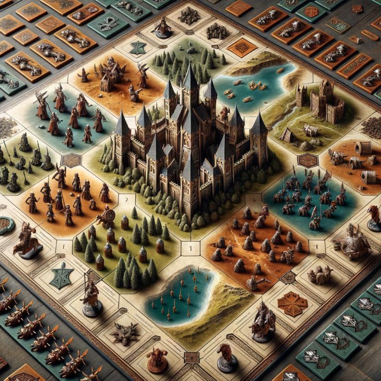 Battlefield Medieval Strategy Board Game 1 Epic battles, intricate tactics, historical setting - immerse in medieval warfare