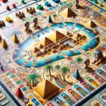 Civilization Board Game Egypt Strategy Egyptian monuments and strategic gameplay in Civilization board game featuring Egypt's unique abilities