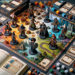 Strategic gameplay in Dungeon Lords board game challenges players to outsmart opponents in dungeon conquest