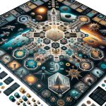 Halo Strategy Board Game depicting futuristic battles with iconic characters and engaging gameplay