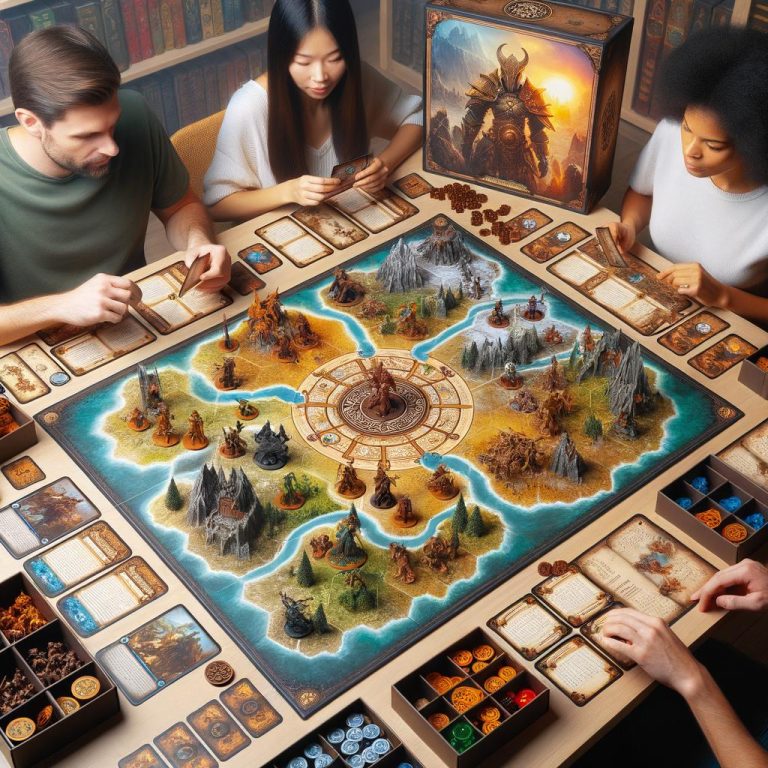 Engage in epic battles with RPG Strategy Board Games for immersive gameplay experiences