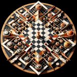 A strategic board game with abstract design and gameplay