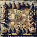 Ancient Roman Strategy Board Games Images of ancient Roman strategy board games featuring intricate designs and historical significance