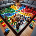 Lego Strategy Board Game LEGO STRATEGY BOARD GAME featuring buildable game pieces and interactive gameplay