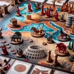 Roman Strategy Board Game Strategic gameplay with Roman soldiers and tactics - Roman Strategy Board Game