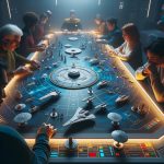 Star Trek strategy board games featuring iconic characters, starships, and thrilling missions