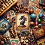 Strategy Board Game Collage Strategic board game collage featuring various classic and modern titles for gaming enthusiasts