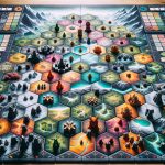Unique and engaging strategy game board with intricate design and challenging gameplay