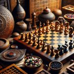 Wooden Strategy Board Games Handcrafted chess set for sustainable fun