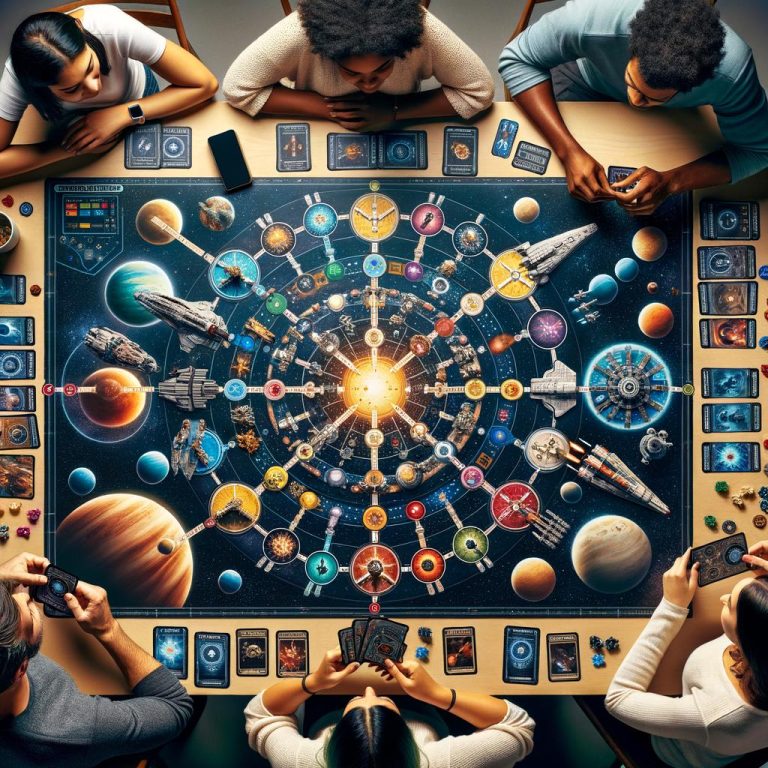 Ambitious space captains navigate sectors to become the ultimate trader or explorer